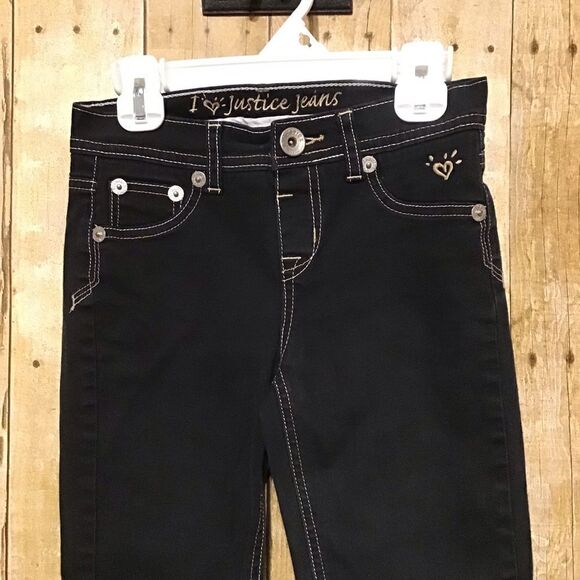 Justice Girls Simply Low Skinny Jeans 10R - Picture 4 of 6